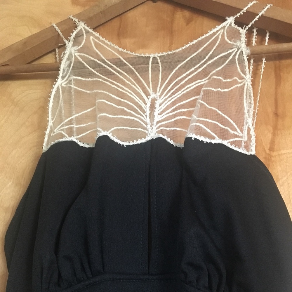 Vintage 1970’s black body-con dress